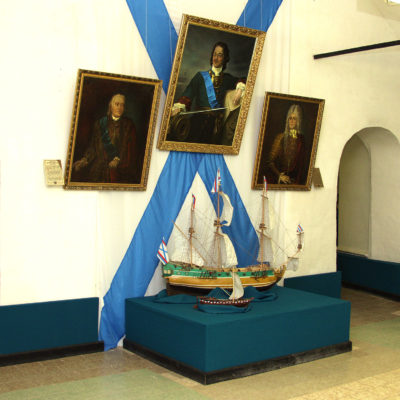 В экспозиции музея мореходов
